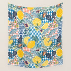 Citrus Coastal Adventure Wall Tapestry Gallery Image 4