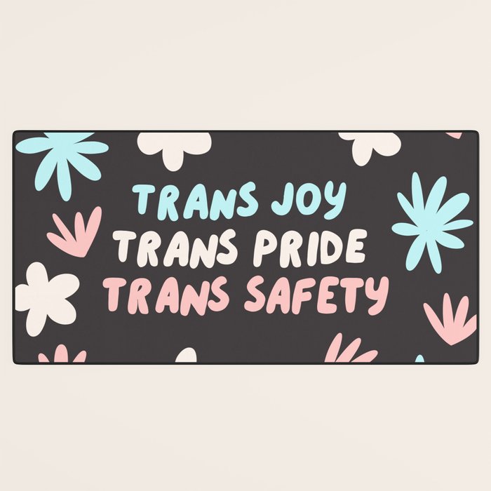 Trans Joy Desk Mat Gallery Image 3