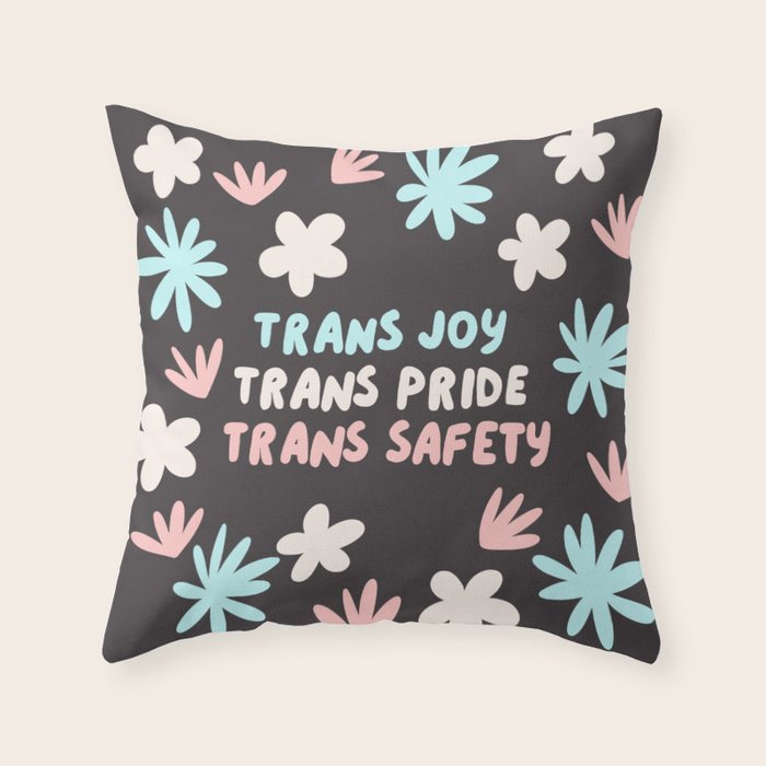 Trans Joy Throw Pillow Gallery Image 6