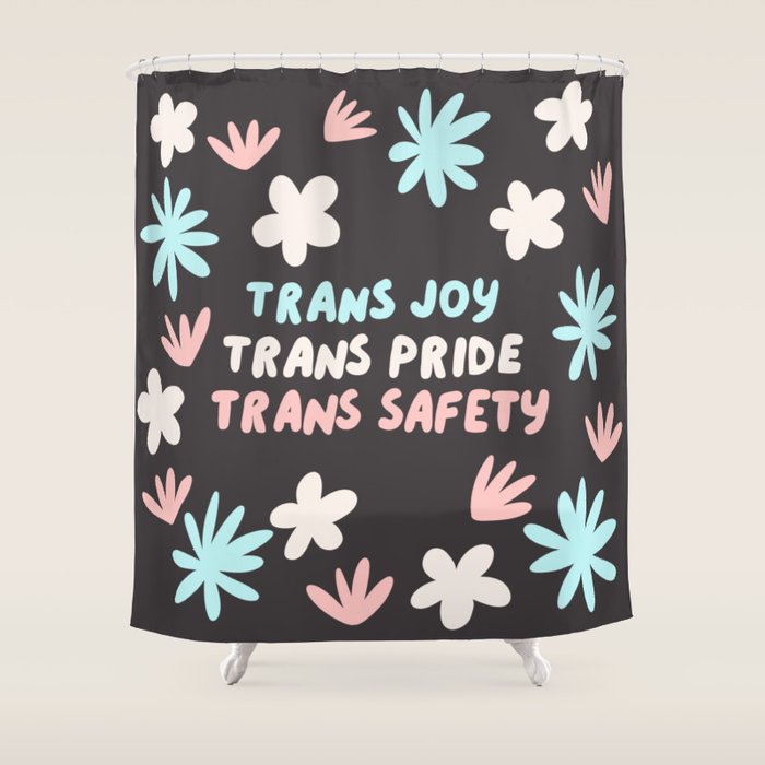 Trans Joy Shower Curtain Gallery Image 1