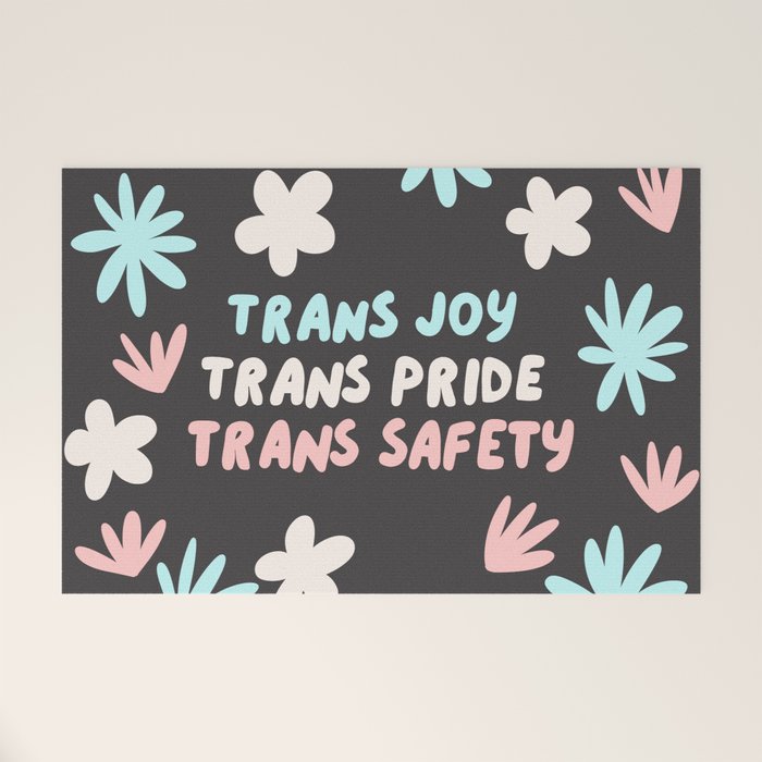 Trans Joy Welcome Mat Gallery Image 1