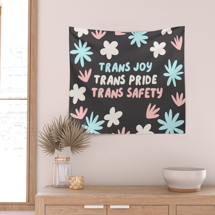 Trans Joy Wall Tapestry Gallery Image 2
