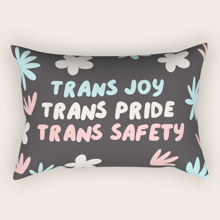 Trans Joy Rectangular Pillow Gallery Image 2