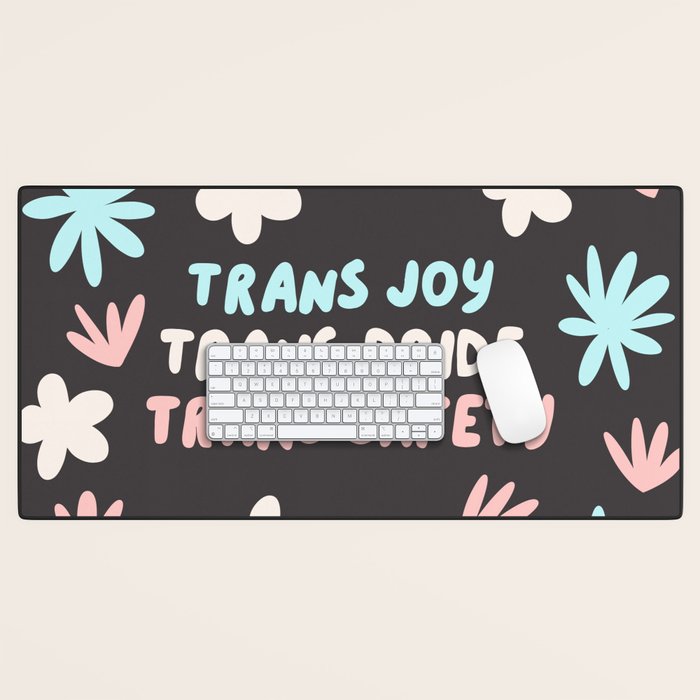 Trans Joy Desk Mat Gallery Image 1