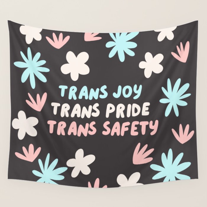 Trans Joy Wall Tapestry Gallery Image 4