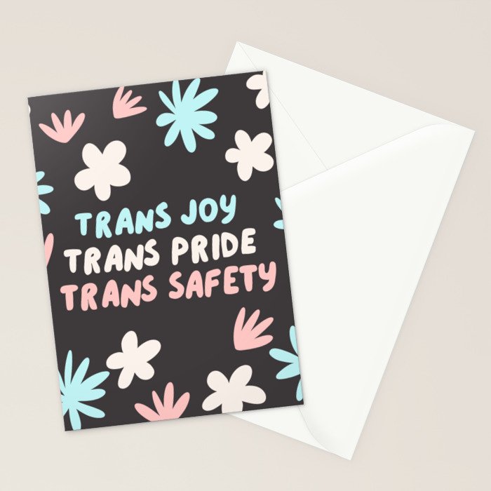 Trans Joy Stationery Card Gallery Image 2