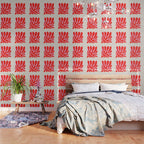 Coral & Lavender: Matisse Paper Leaf Cutouts 01 Wallpaper Gallery Image 3