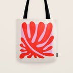 Coral & Lavender: Matisse Paper Leaf Cutouts 01 Tote Bag Gallery Image 1