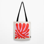 Coral & Lavender: Matisse Paper Leaf Cutouts 01 Tote Bag Gallery Image 2