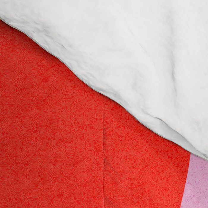 Coral & Lavender: Matisse Paper Leaf Cutouts 01 Comforter Gallery Image 4