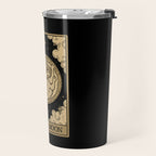 The Full Moon - Dark Background Travel Mug Gallery Image 2