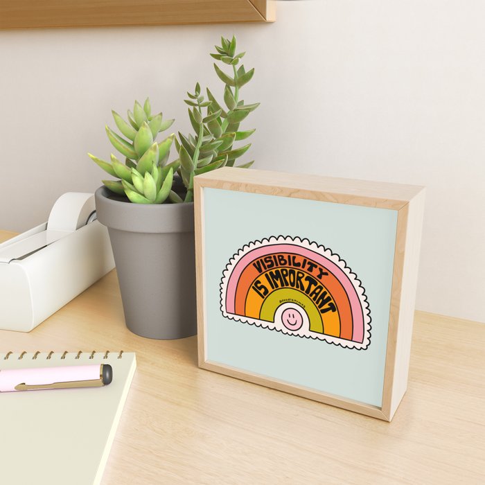 Visibility is Important Mini Art Print Gallery Image 2