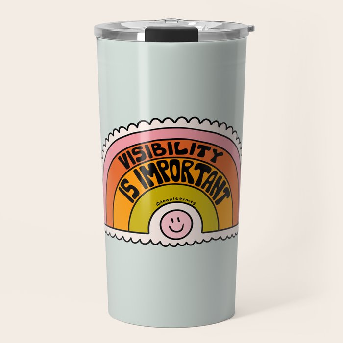 Visibility is Important Travel Mug Gallery Image 1
