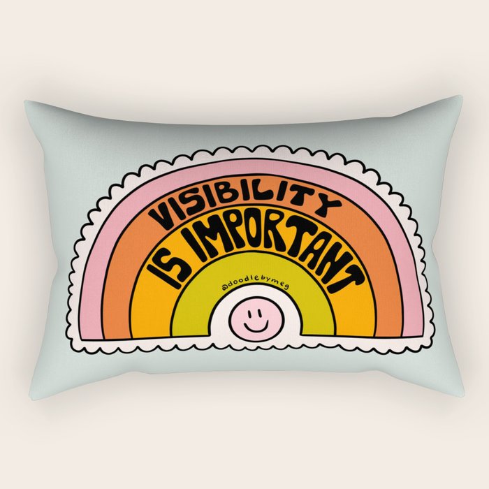 Visibility is Important Rectangular Pillow Gallery Image 2