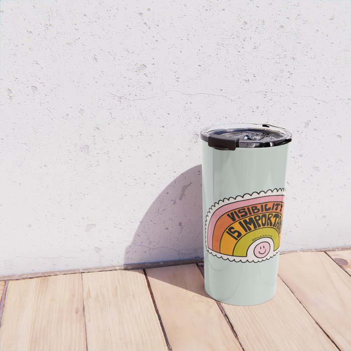 Visibility is Important Travel Mug Gallery Image 4