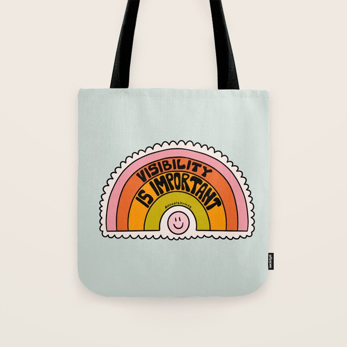 Visibility is Important Tote Bag Gallery Image 1