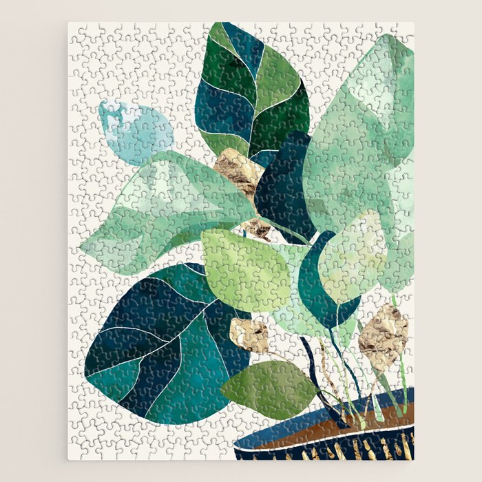 Indigo Plant II Jigsaw Puzzle Gallery Image 1