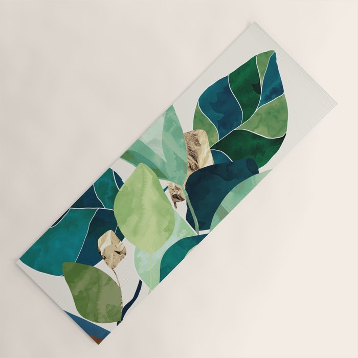 Indigo Plant II Yoga Mat Gallery Image 1