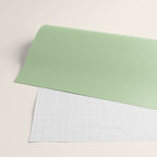Solid Cool Pistachio Wrapping Paper Gallery Image 2
