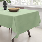 Solid Cool Pistachio Tablecloth Gallery Image 3