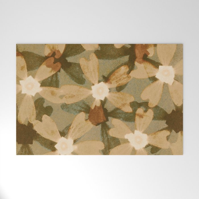 Floral Shadows Welcome Mat Gallery Image 1