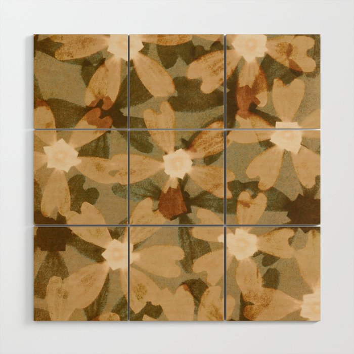 Floral Shadows Wood Wall Art Gallery Image 1