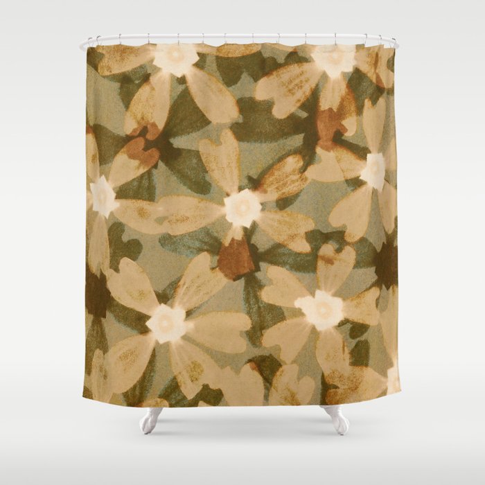 Floral Shadows Shower Curtain Gallery Image 1