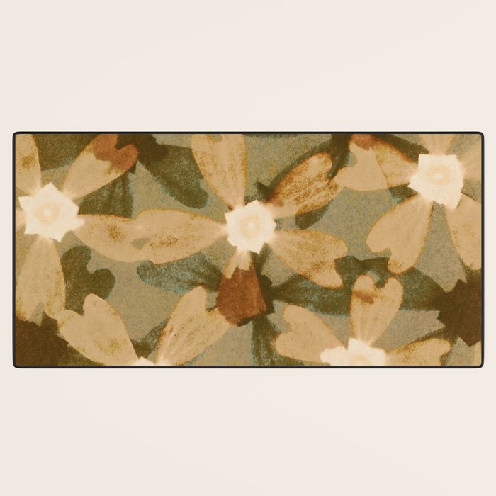 Floral Shadows Desk Mat Gallery Image 3