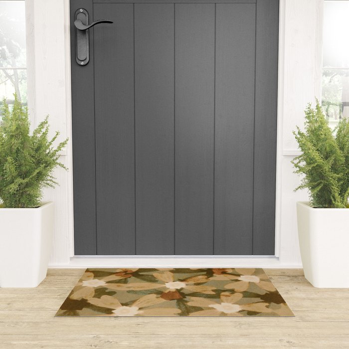 Floral Shadows Welcome Mat Gallery Image 3