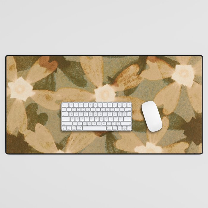Floral Shadows Desk Mat Gallery Image 1