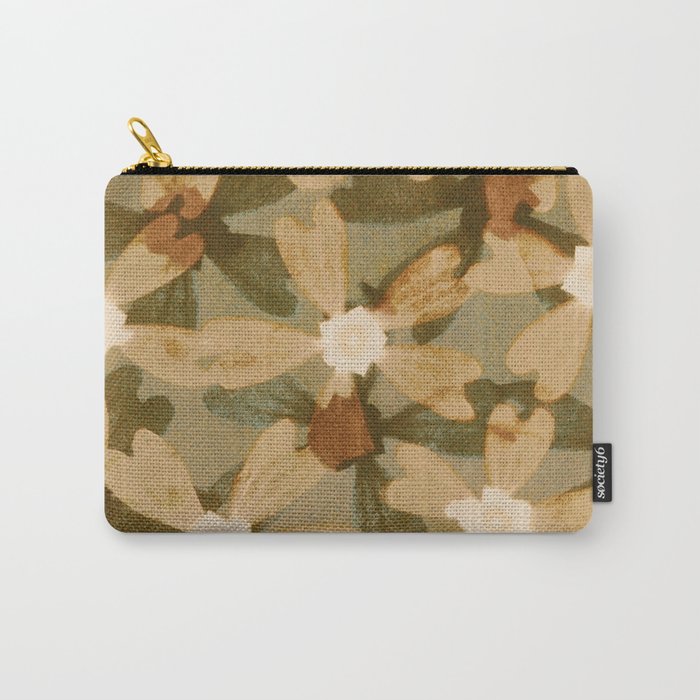 Floral Shadows Carry All Pouch Gallery Image 1