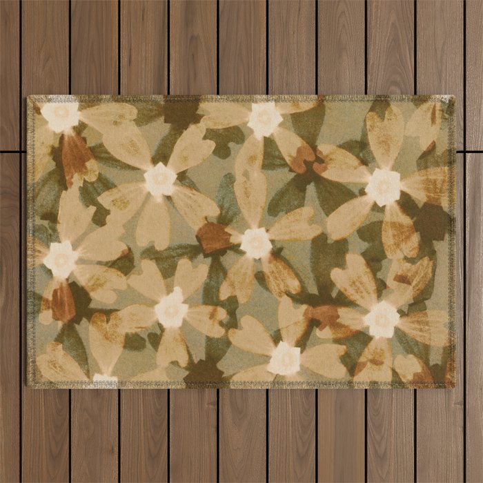 Floral Shadows Outdoor Rug Gallery Image 1