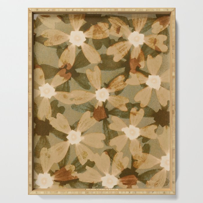 Floral Shadows Serving Tray Gallery Image 1