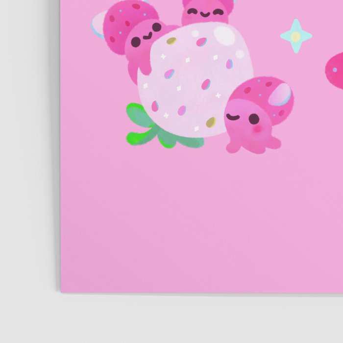 Strawberry squid Poster Gallery Image 3