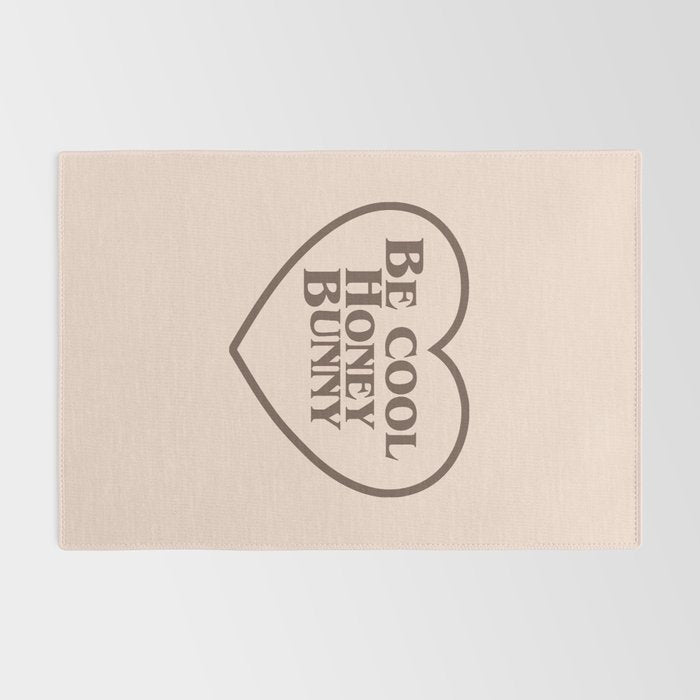 Be Cool, Funny Quote Rug Gallery Image 2