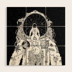 The Dreamer (B/W) Wood Wall Art Gallery Image 1