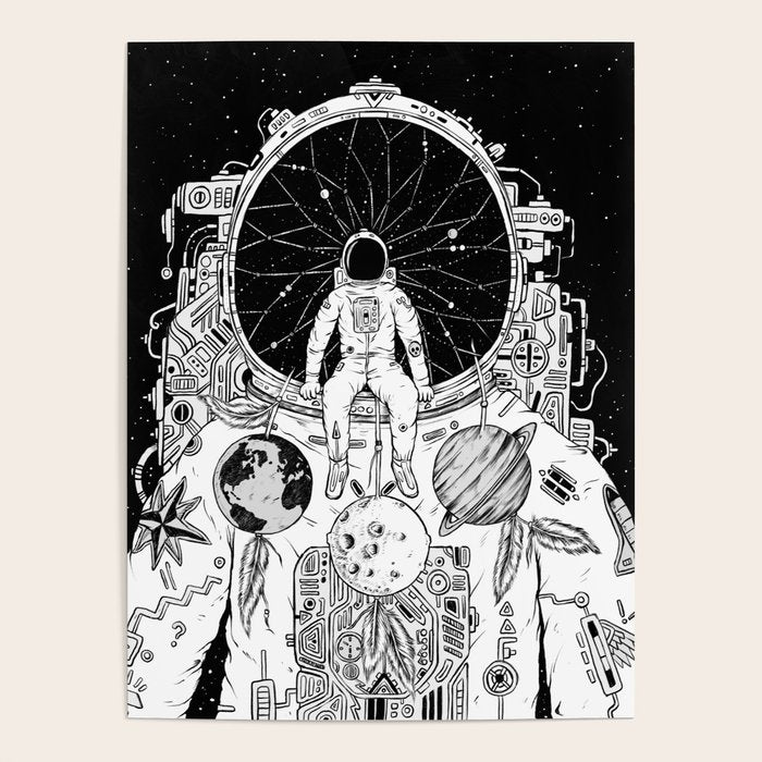 The Dreamer (B/W) Poster Gallery Image 4