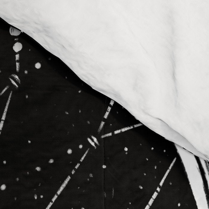 The Dreamer (B/W) Comforter Gallery Image 4