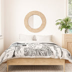 The Dreamer (B/W) Duvet Cover Gallery Image 3