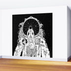 The Dreamer (B/W) Wall Mural Gallery Image 2