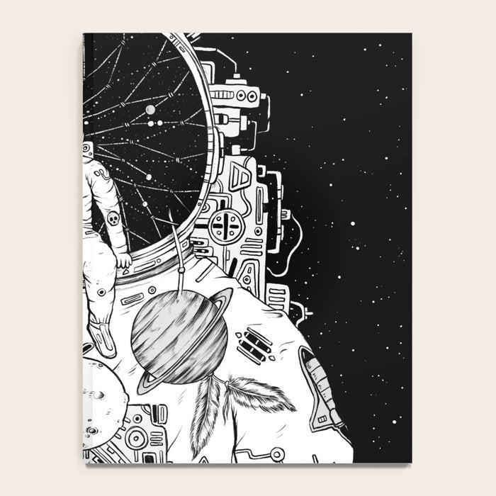 The Dreamer (B/W) Notebook Gallery Image 4