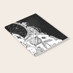The Dreamer (B/W) Notebook Gallery Image 2