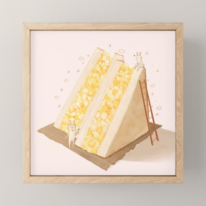 Egg Salad Sandwiches Mini Art Print Gallery Image 1