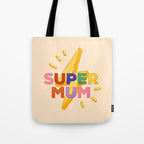 Retro Super Mum  Tote Bag Gallery Image 1