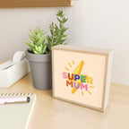 Retro Super Mum  Mini Art Print Gallery Image 2