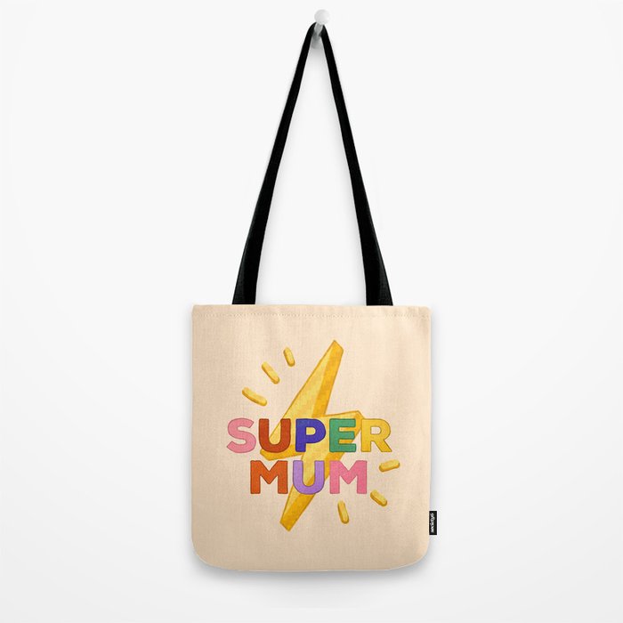 Retro Super Mum  Tote Bag Gallery Image 2