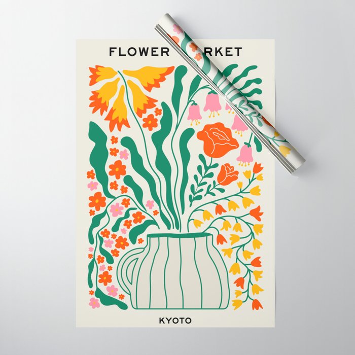 Flower Market 05: Los Angeles Wrapping Paper Gallery Image 1