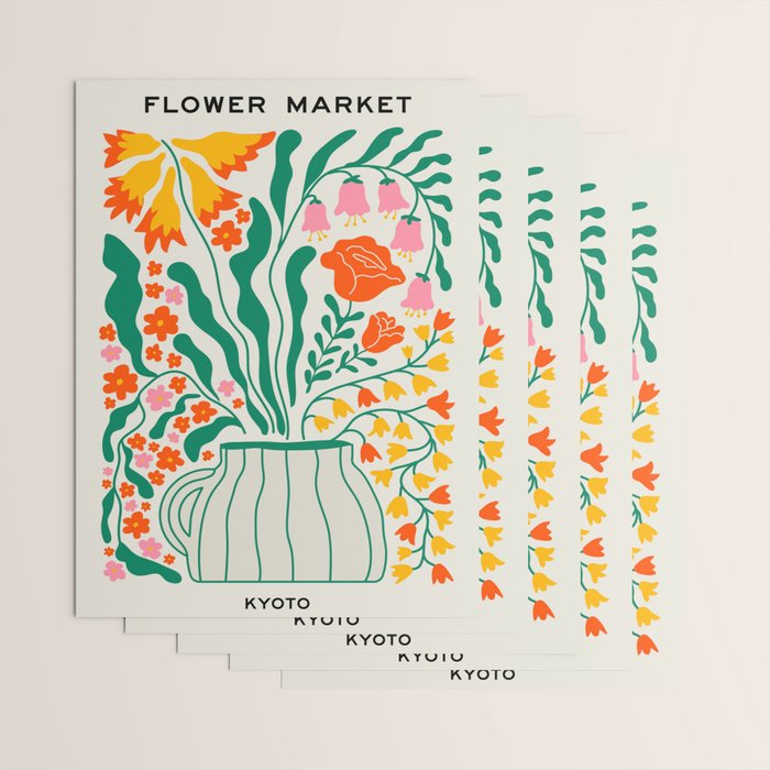 Flower Market 05: Los Angeles Wrapping Paper Gallery Image 3