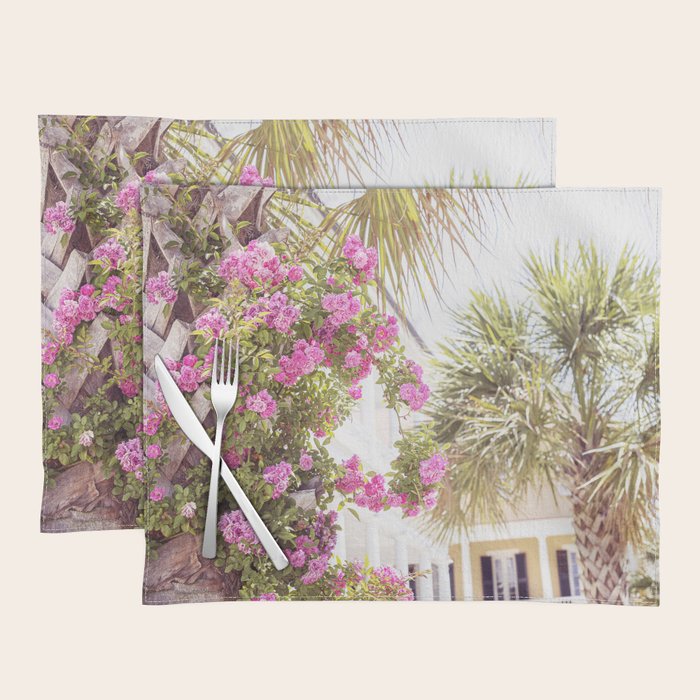 Palmettos and Roses x Charleston South Carolina Photography Placemat Gallery Image 1