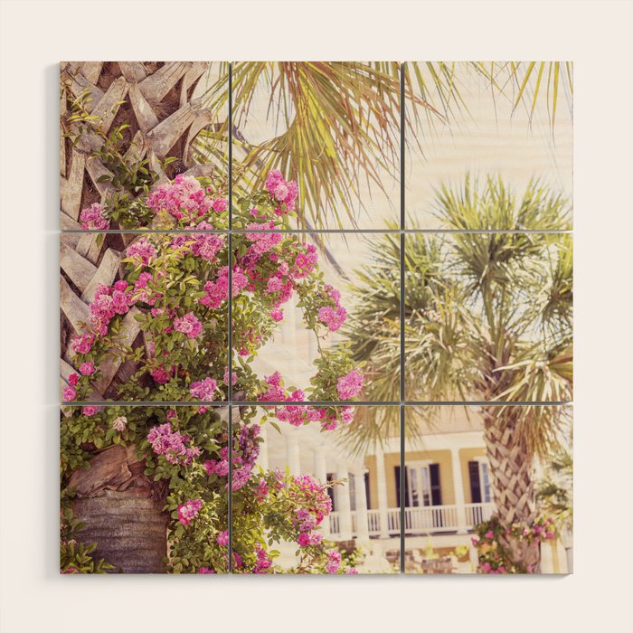 Palmettos and Roses x Charleston South Carolina Photography Wood Wall Art Gallery Image 1